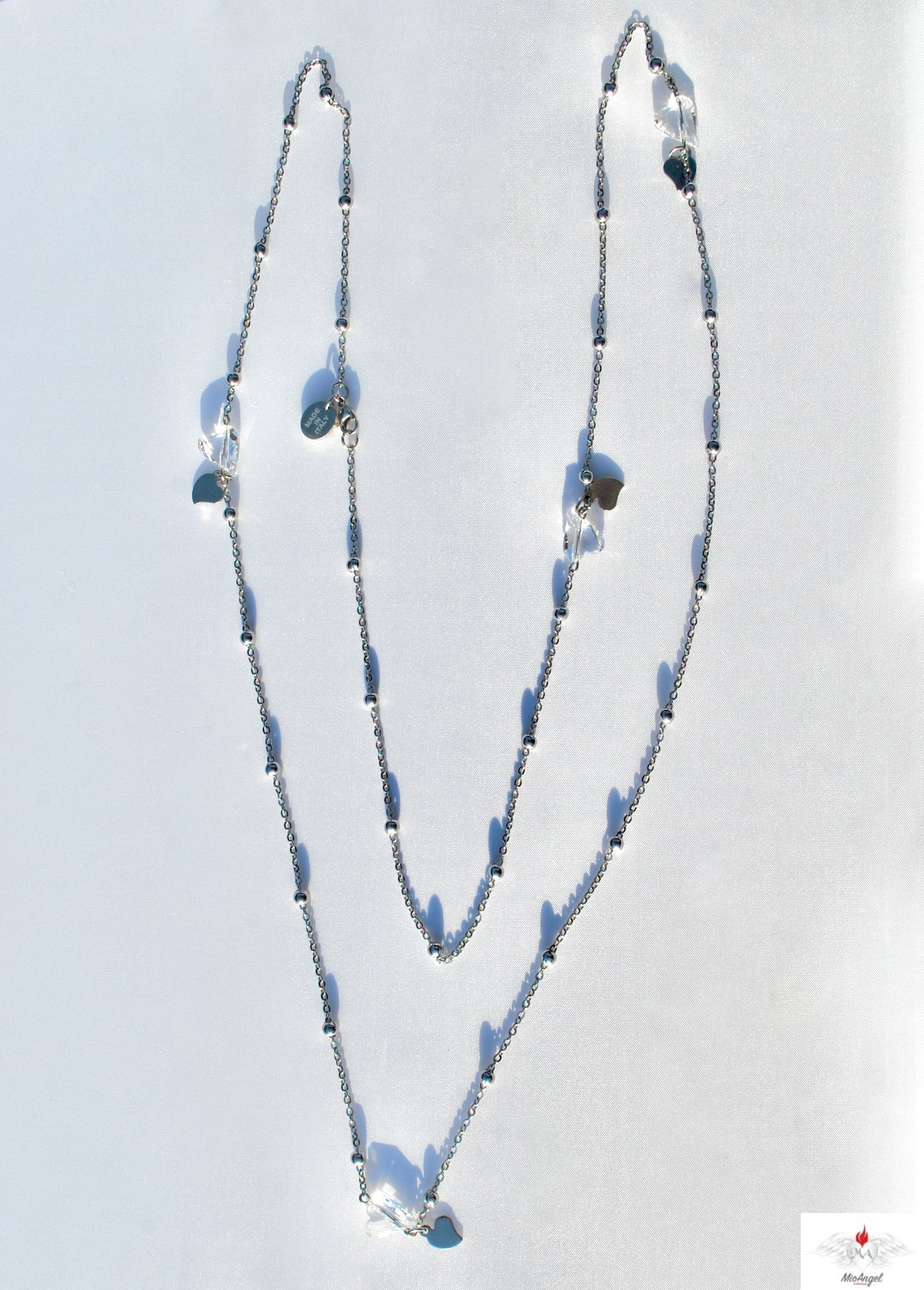 Collana cuori in Swarovski