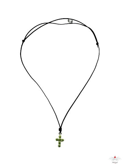 Collana con croce di vario colore