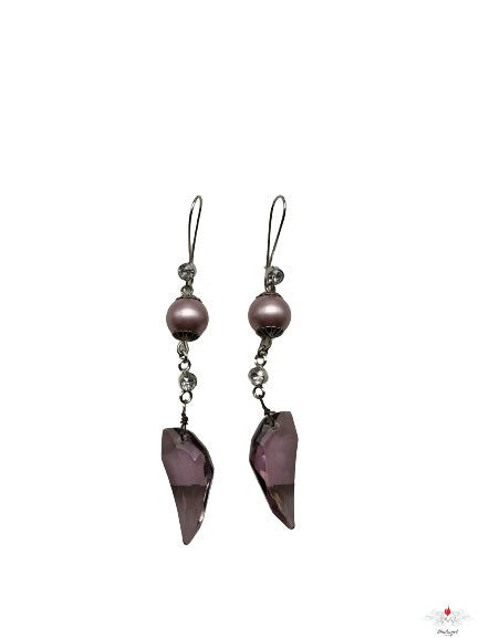 Orecchini ala in Swarovski