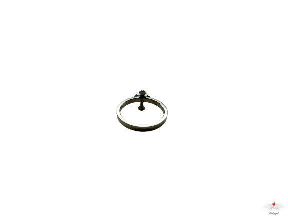 Anello acciaio con croce