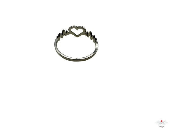 Anello acciaio con cuore