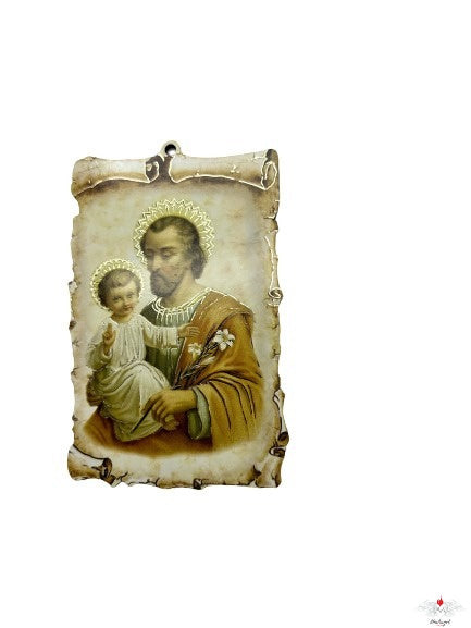 Quadretto San Giuseppe con Gesù bambino