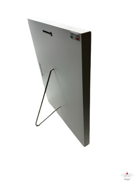 Quadro Madonna con Gesù bambino, con argento