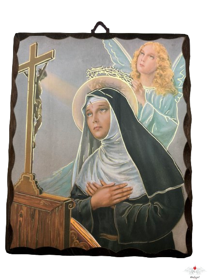 Quadro in legno Santa Rita da Cascia