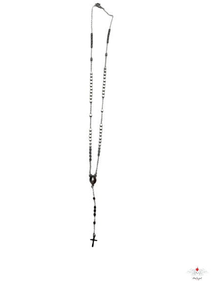 Rosario acciaio con chiusura