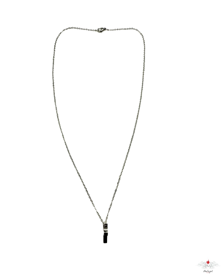 Croce con catena in acciaio